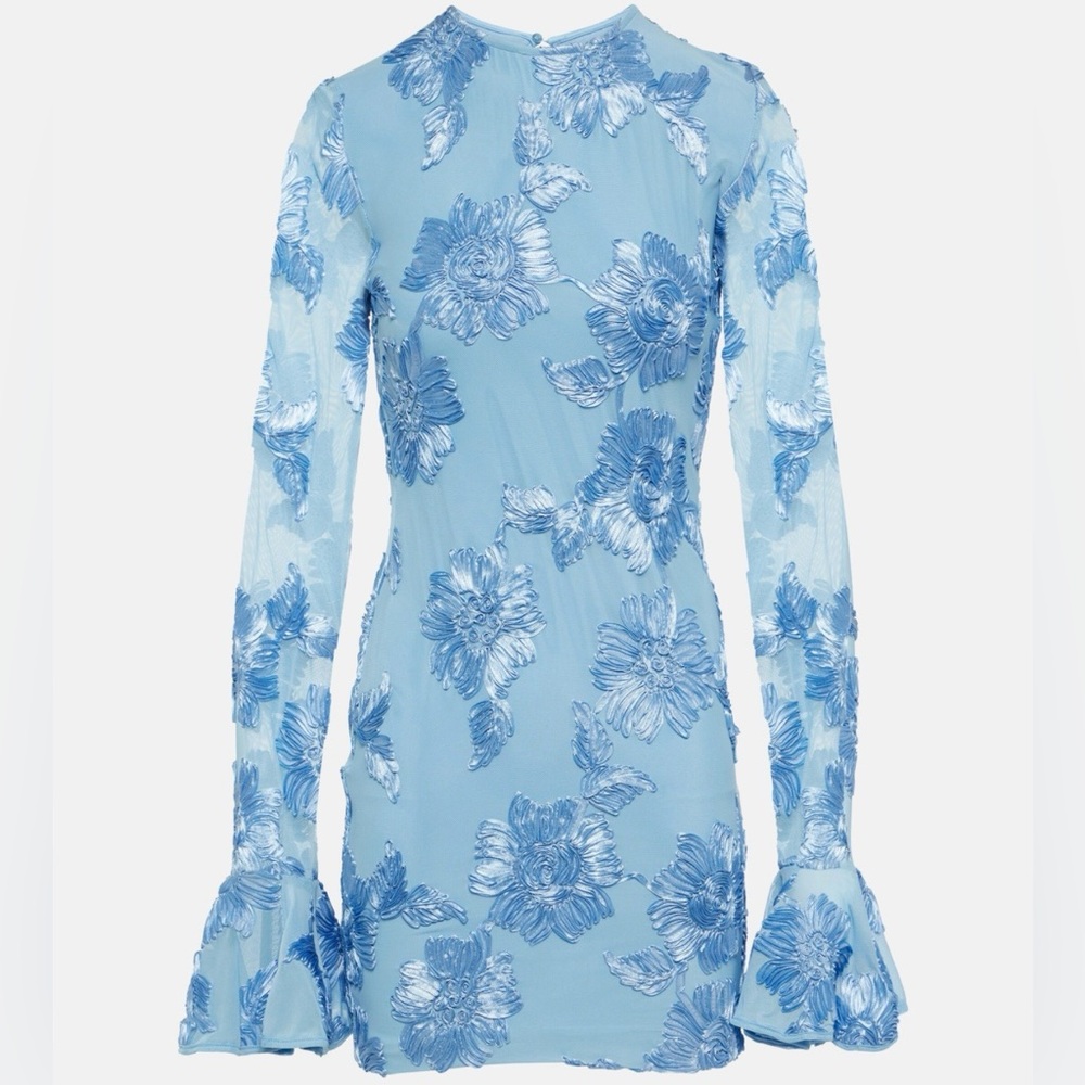 Floral Blue Dress